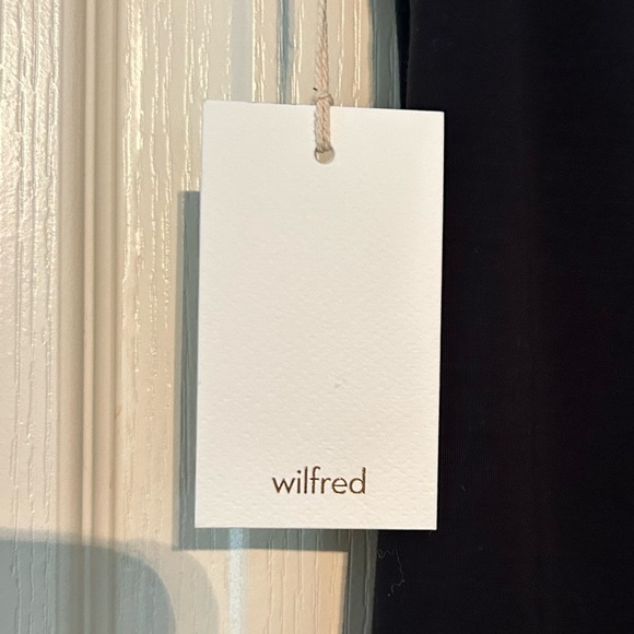 NWT Wilfred Corelli Black Midi Dress - Picture 4 of 11